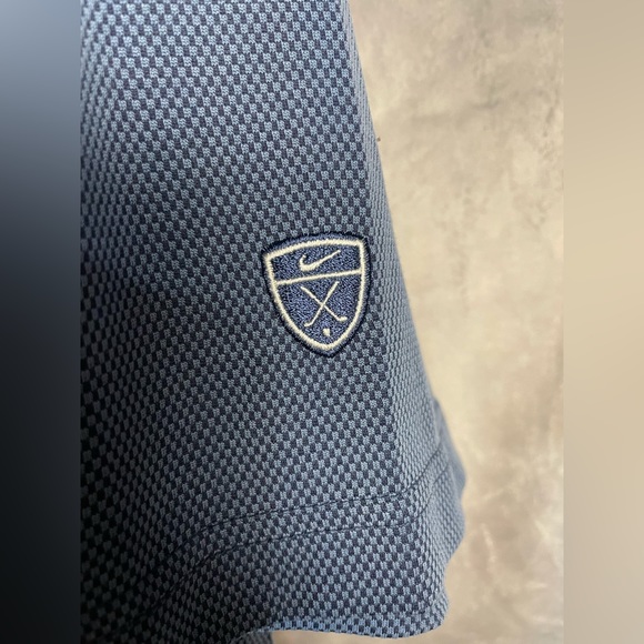 Nike Golf Dri-Fit Polo Men's L Navy Blue Short Sleeve ESPN Embroidery - Picture 4 of 6